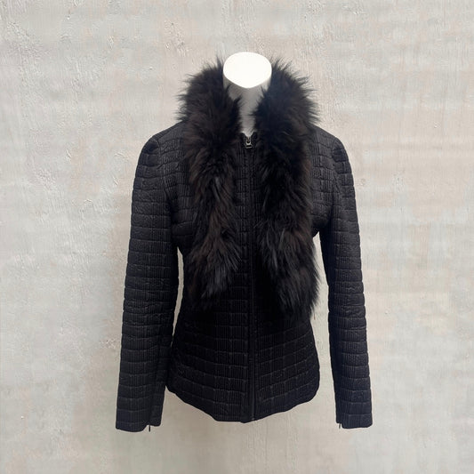 Brooksfield Nylon & Fur Jacket