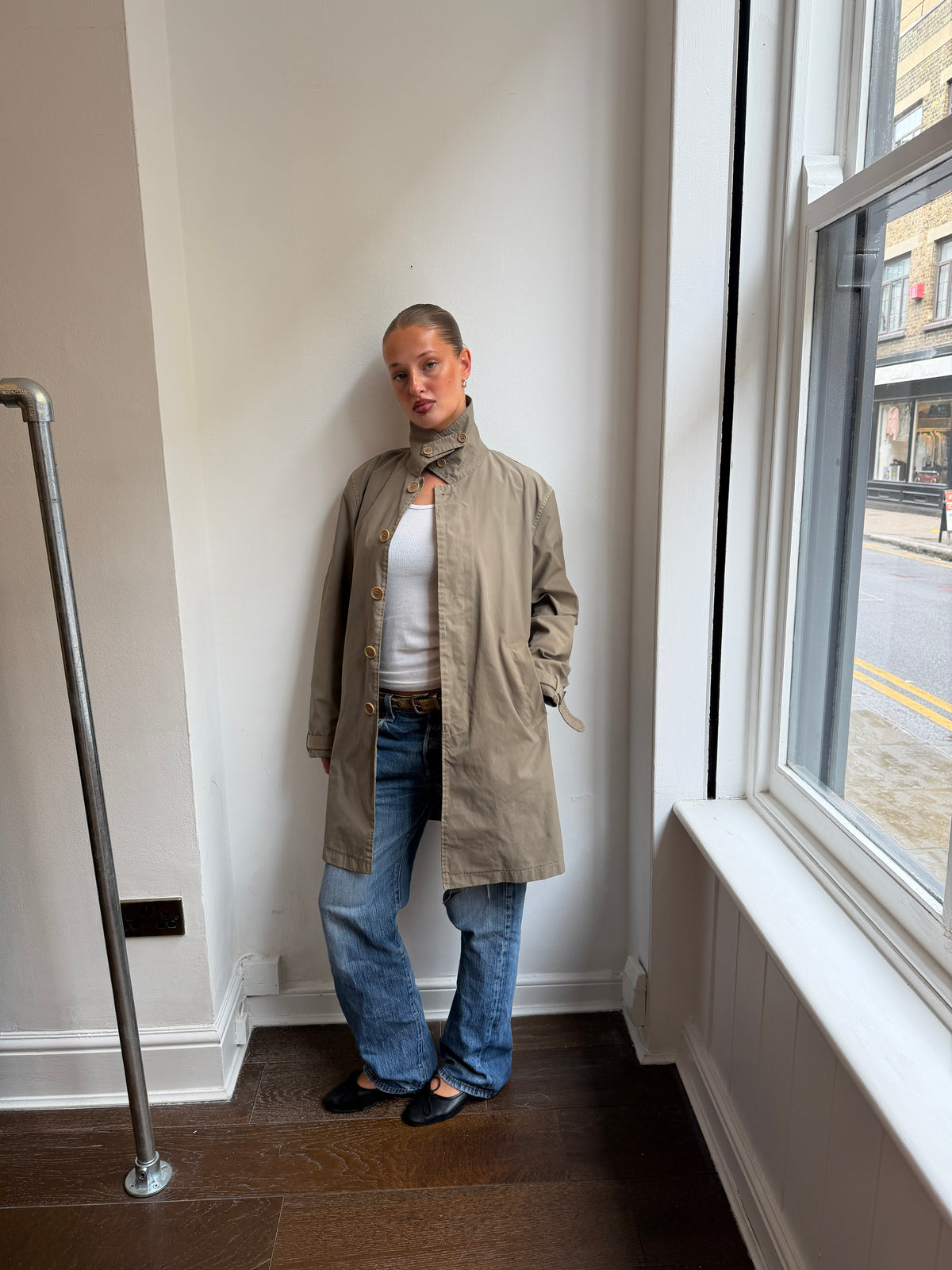 CP Company Beige Trench Coat