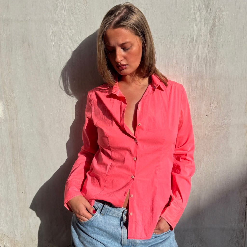 Tommy Hilfiger Neon Pink Shirt