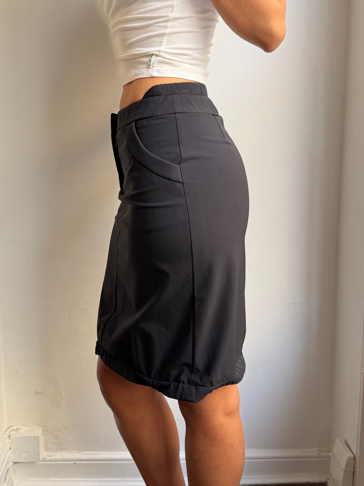 Prada Black Utility Skirt