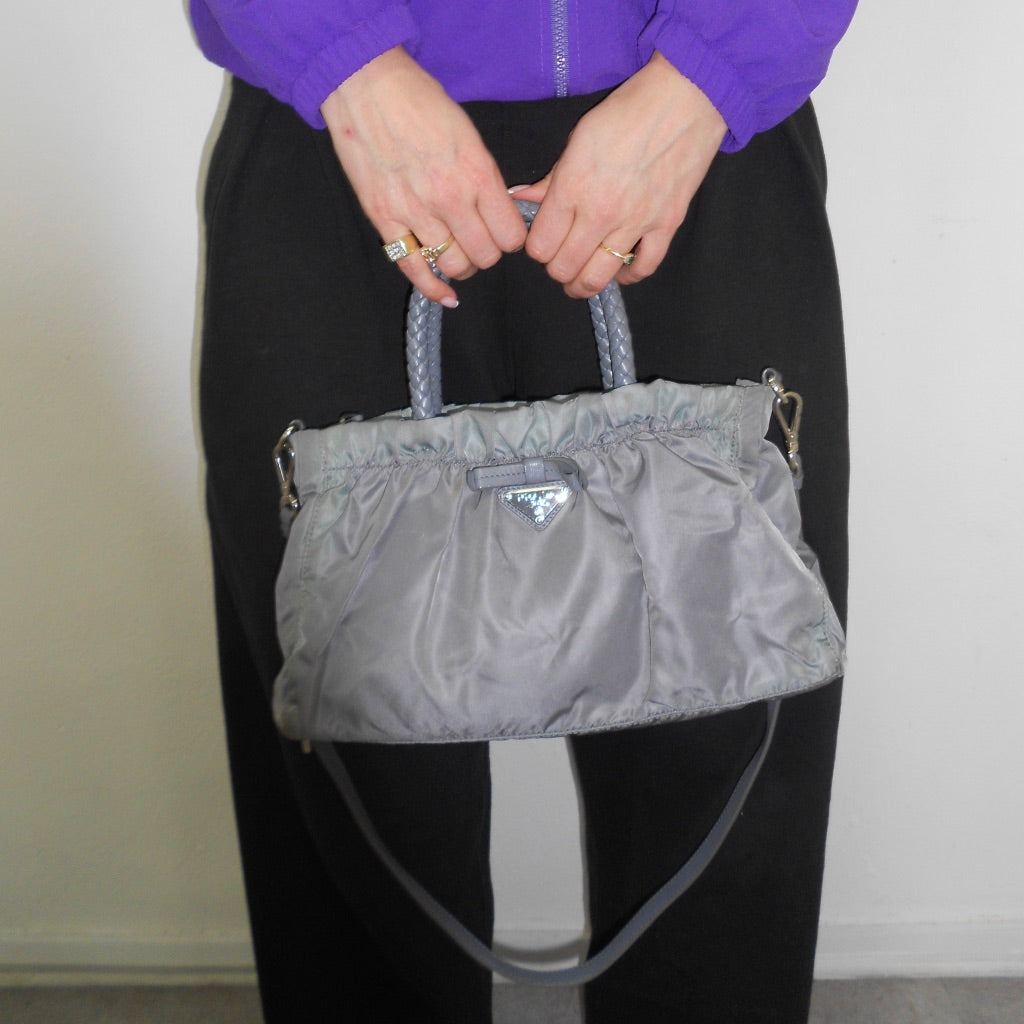 Prada bow Tessudo Nylon Bag