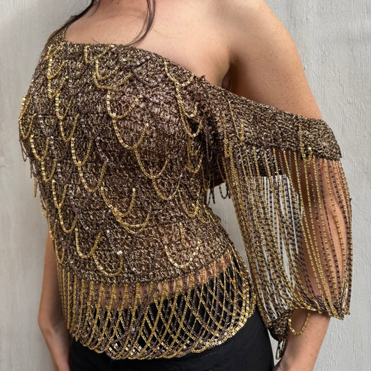 Gold Chain Top