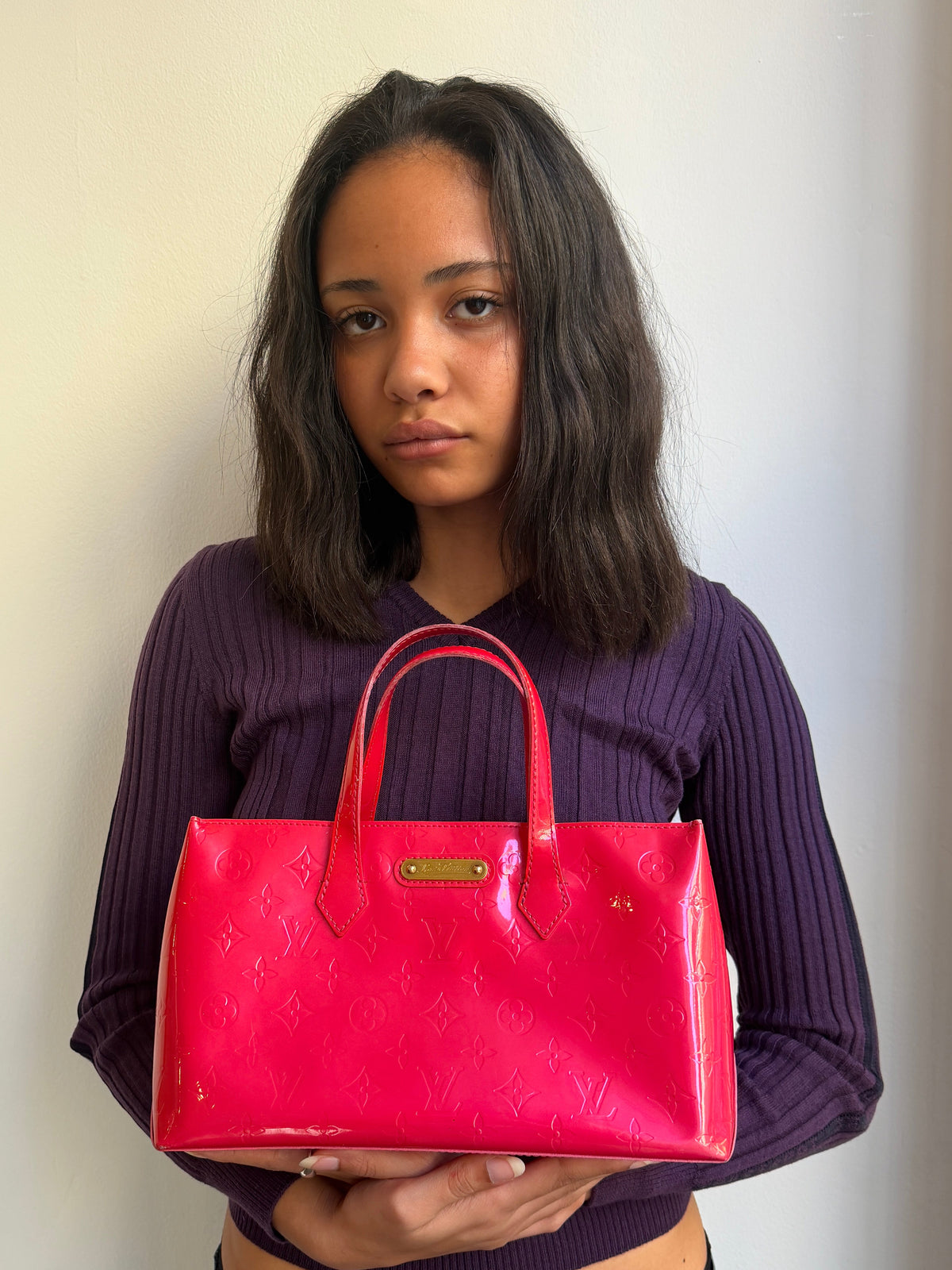 Louis Vuitton Wilshire PM Vernis Bag