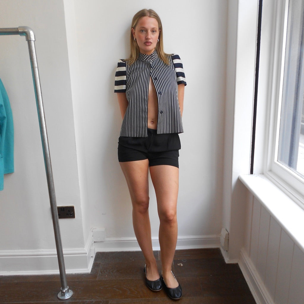 Emporio Armani Navy Stripe Blazer