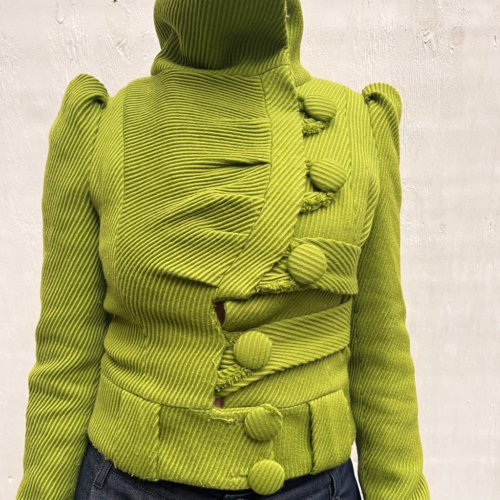 Pilar Ruiz Green Textured Jacket