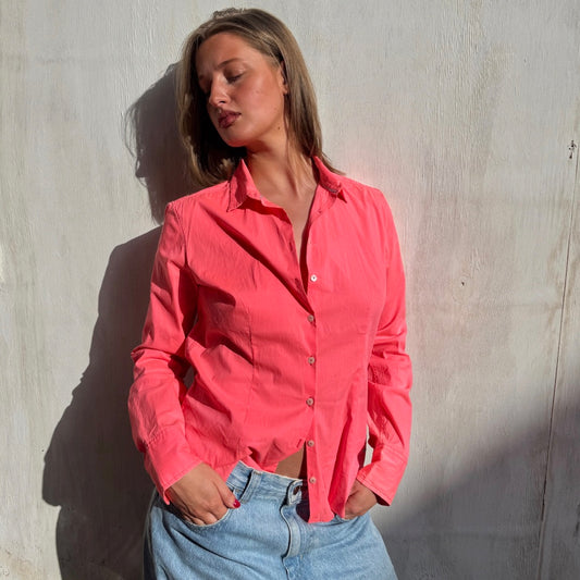 Tommy Hilfiger Neon Pink Shirt