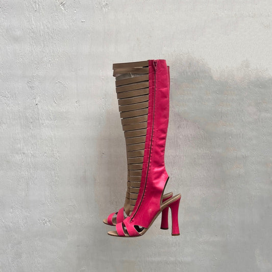 Manolo Blahnik Open Toe Heels