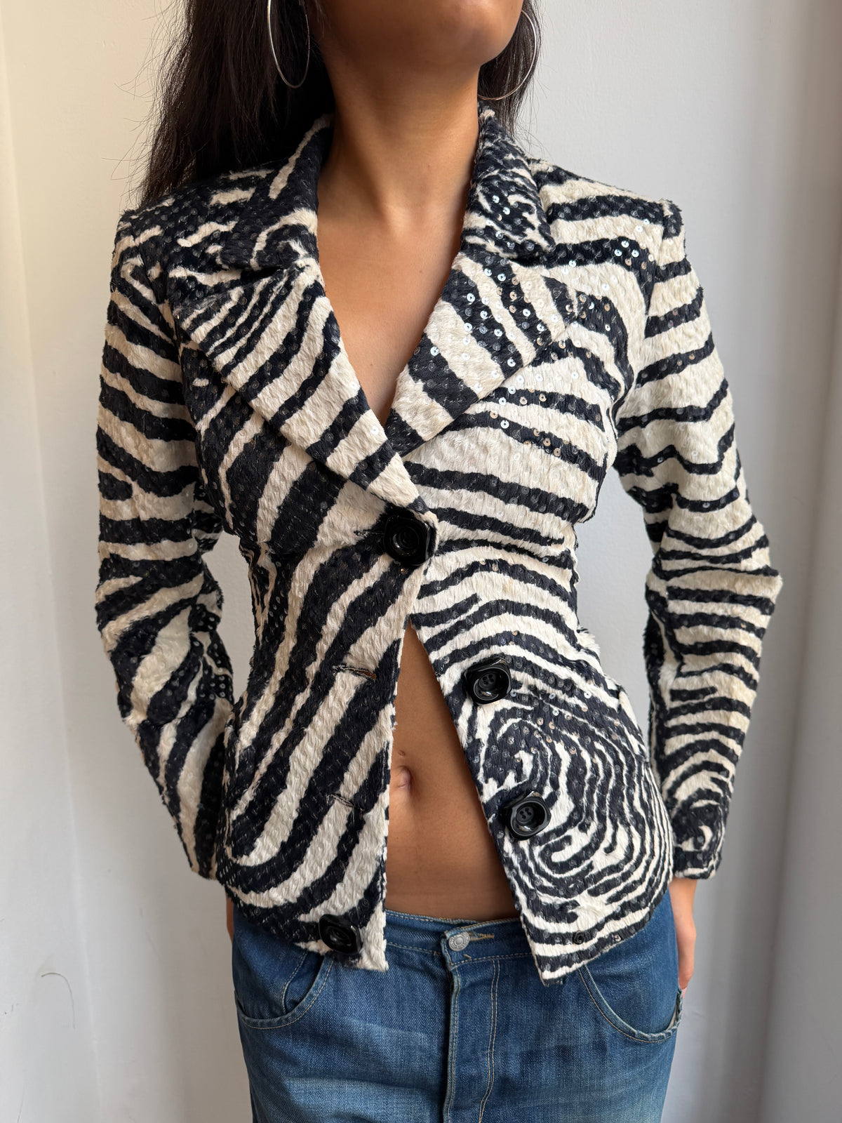 Paco Rabanne Zebra Blazer