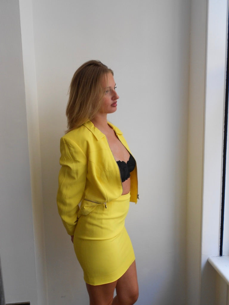 Versace 90's Yellow Suit