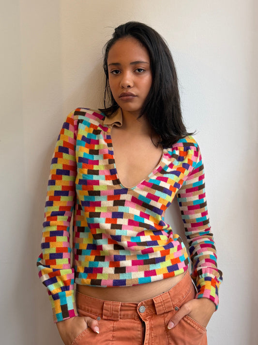 Maurizio Pecoraro Rainbow Cashmere Jumper