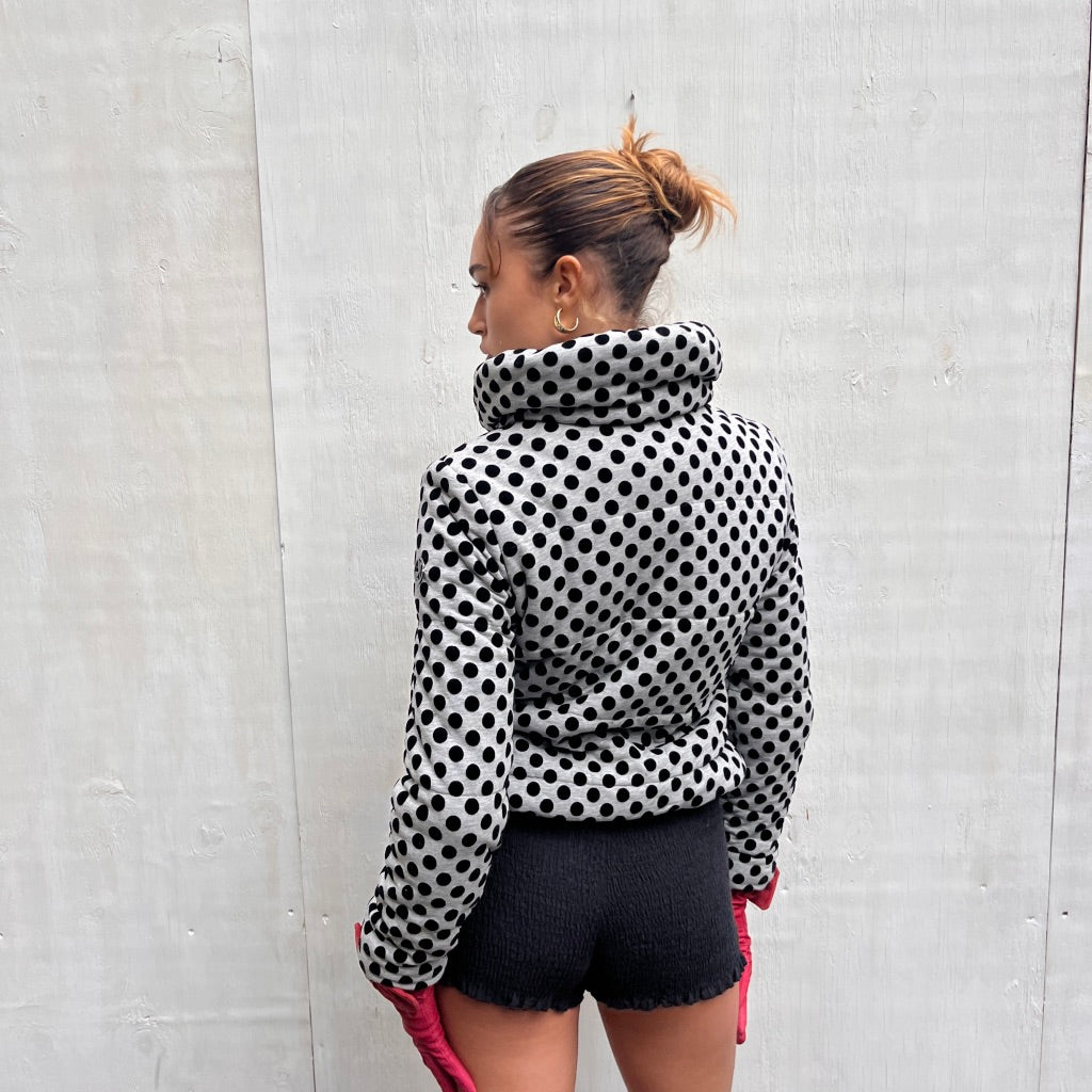 Armani Jeans Polka Puffer Jacket