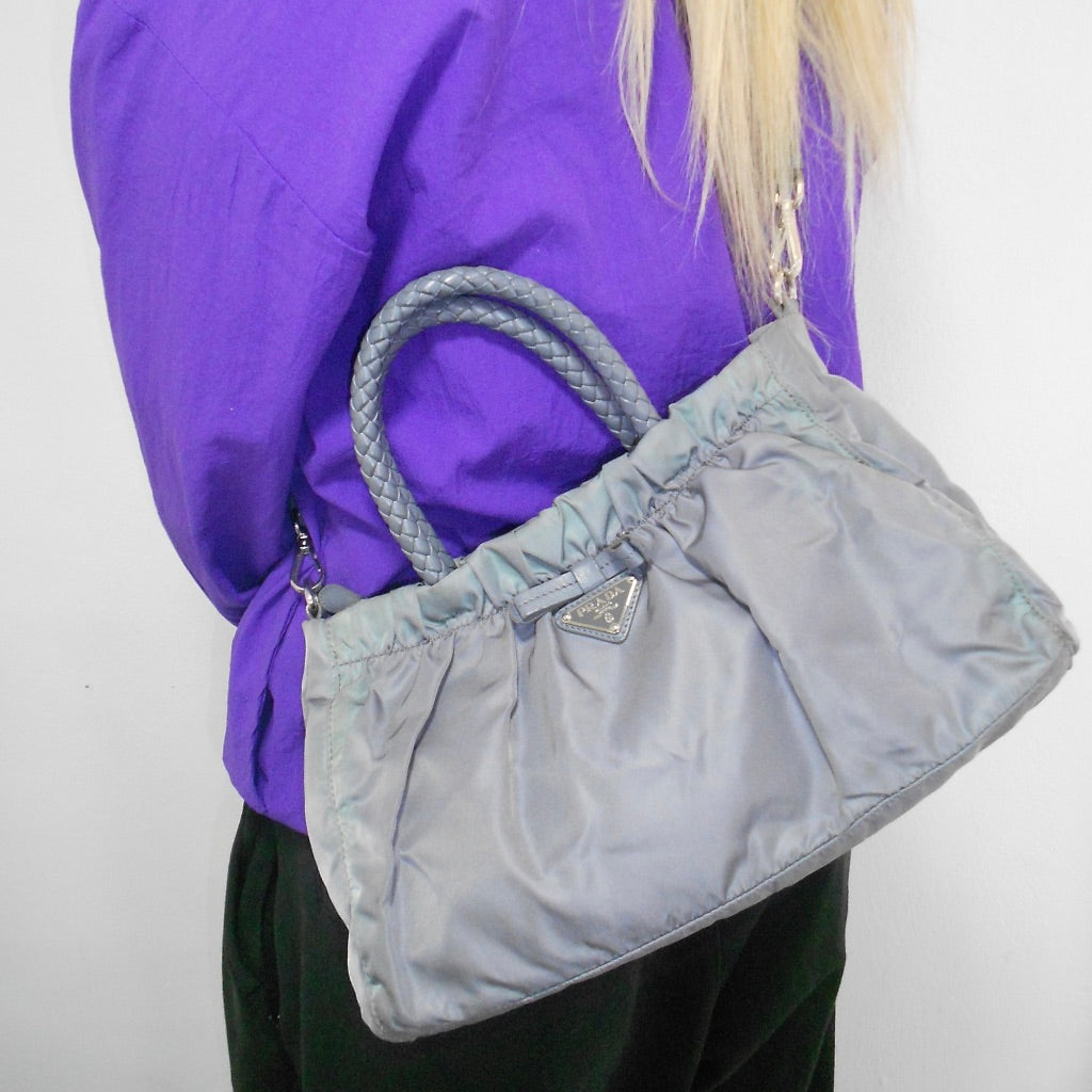 Prada bow Tessudo Nylon Bag