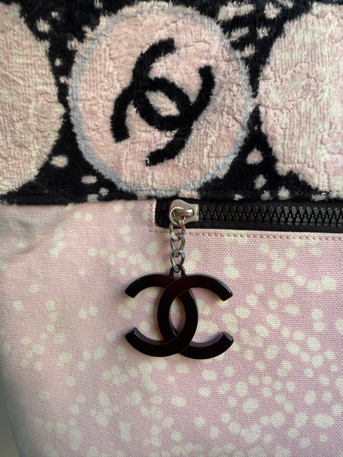 Chanel Pink Beach Tote