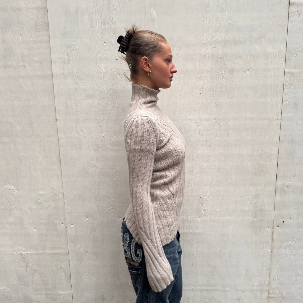 Patrizia Pepe Grey Knit Jumper
