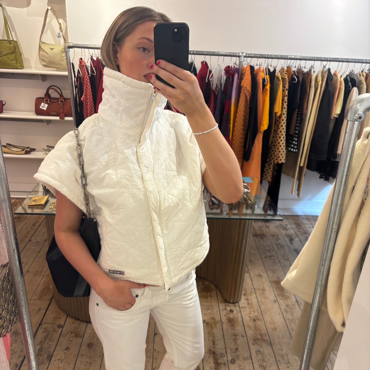 Marilena 1980's Quilted Gilet
