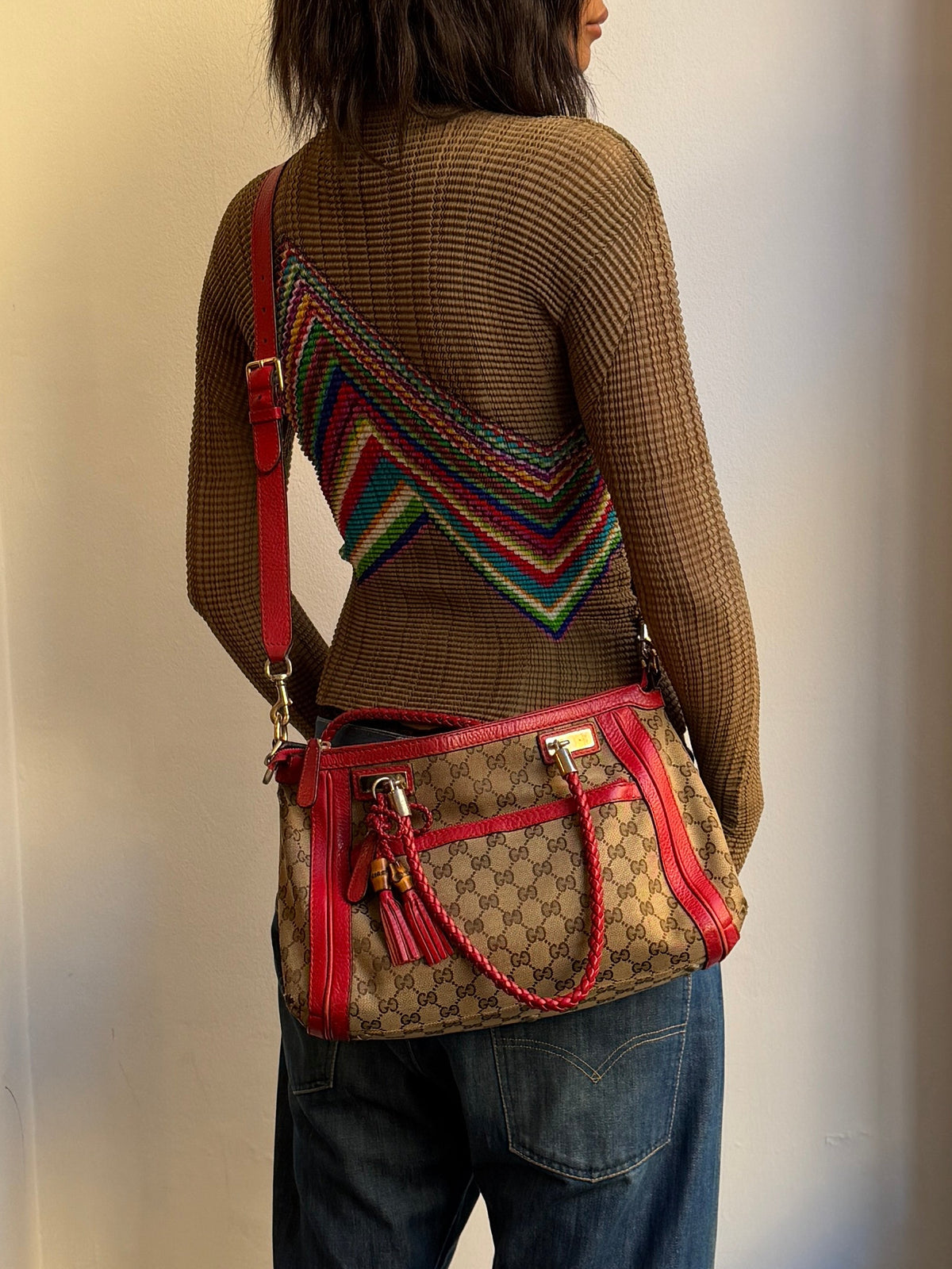 Gucci GG Bella 2 Way Satchel Bag