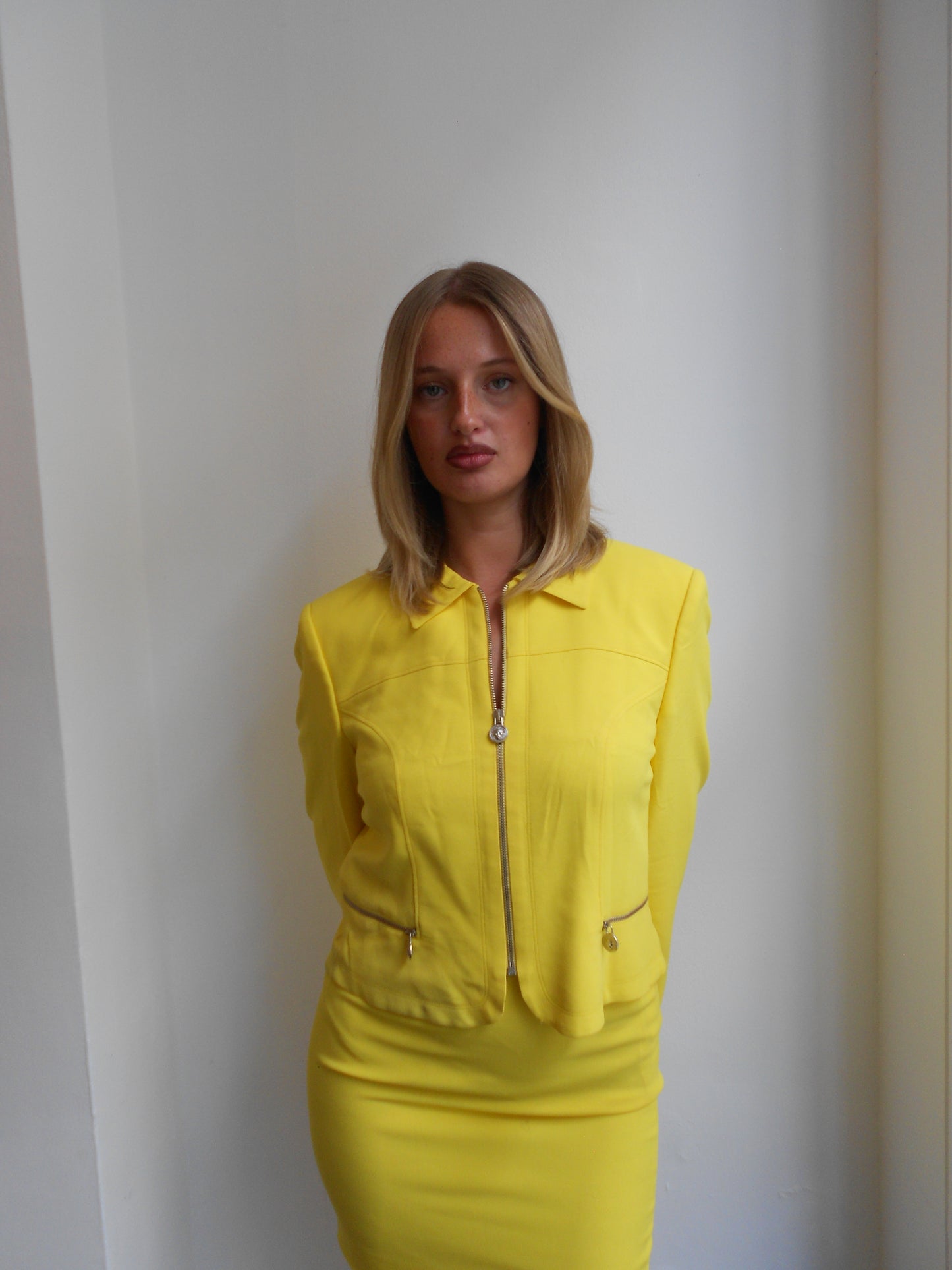 Versace 90's Yellow Suit