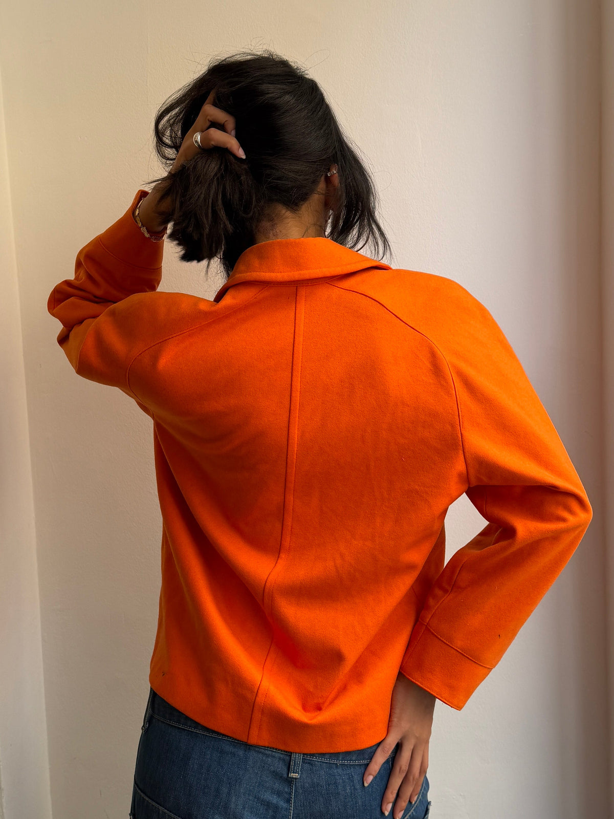 Weekend by MaxMara Orange Wool Jacket