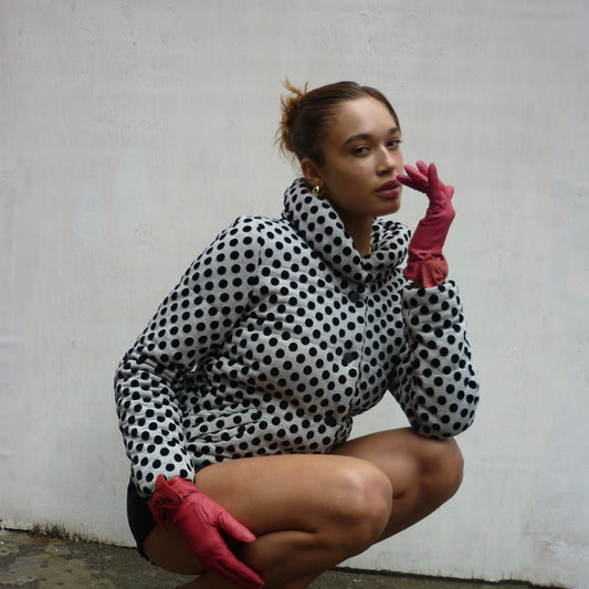 Armani Jeans Polka Puffer Jacket