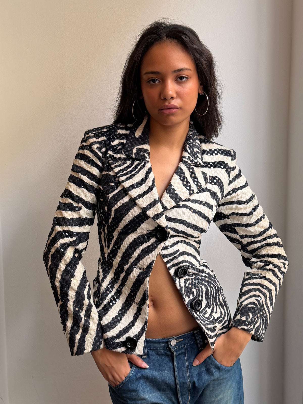 Paco Rabanne Zebra Blazer