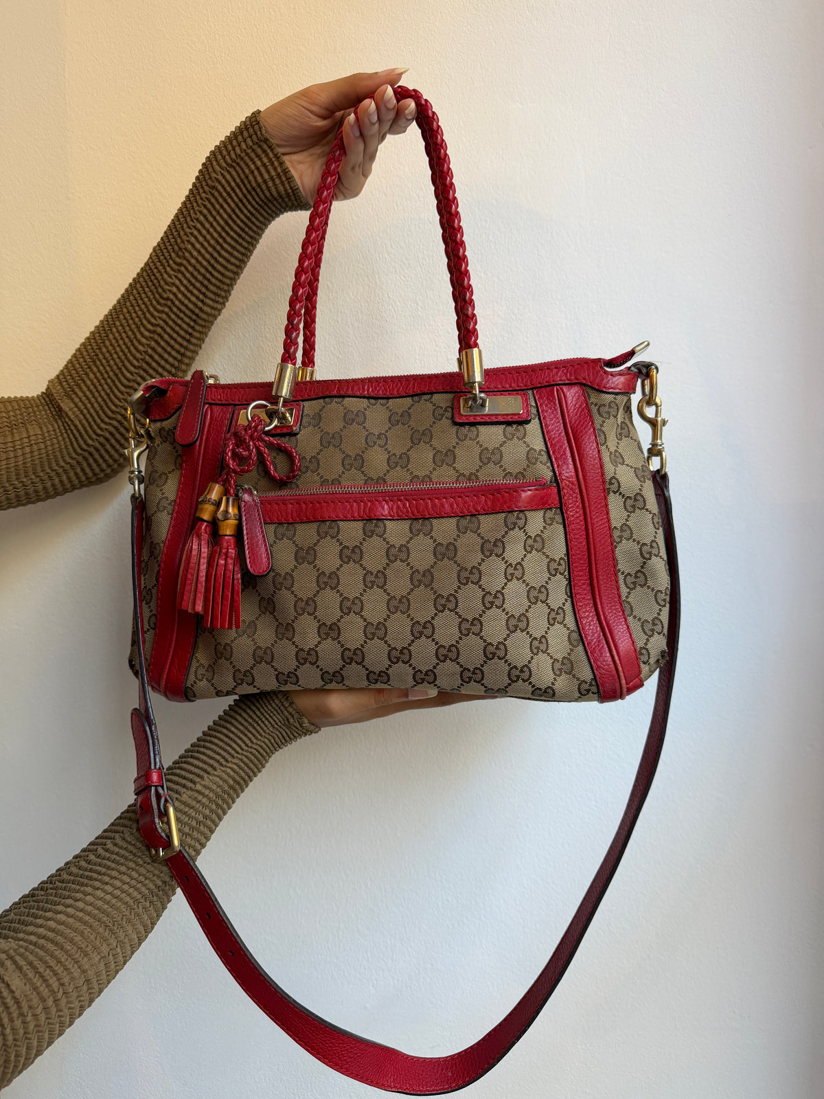 Gucci GG Bella 2 Way Satchel Bag