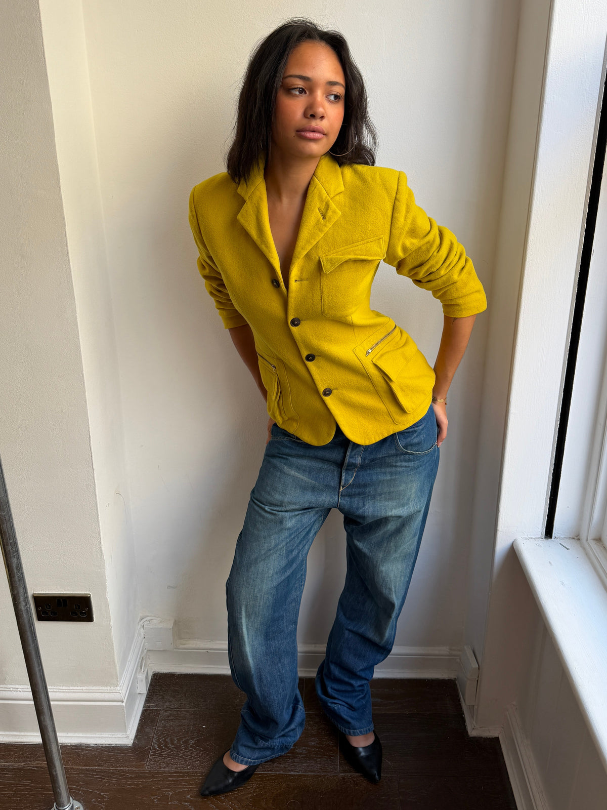 Jean Paul Gaultier Moss Wool Jacket