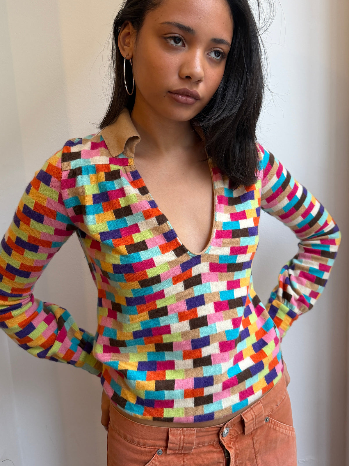 Maurizio Pecoraro Rainbow Cashmere Jumper
