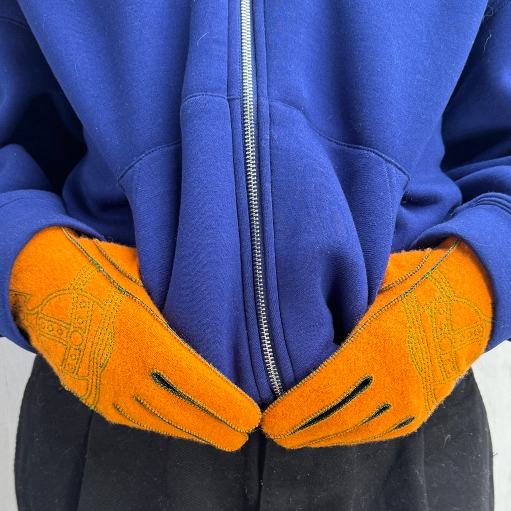 Vivienne Westwood Orange Gloves