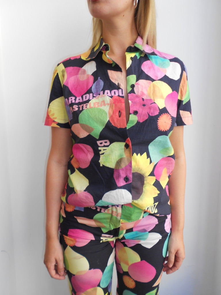 JC de Castelbajac Black Printed Shirt