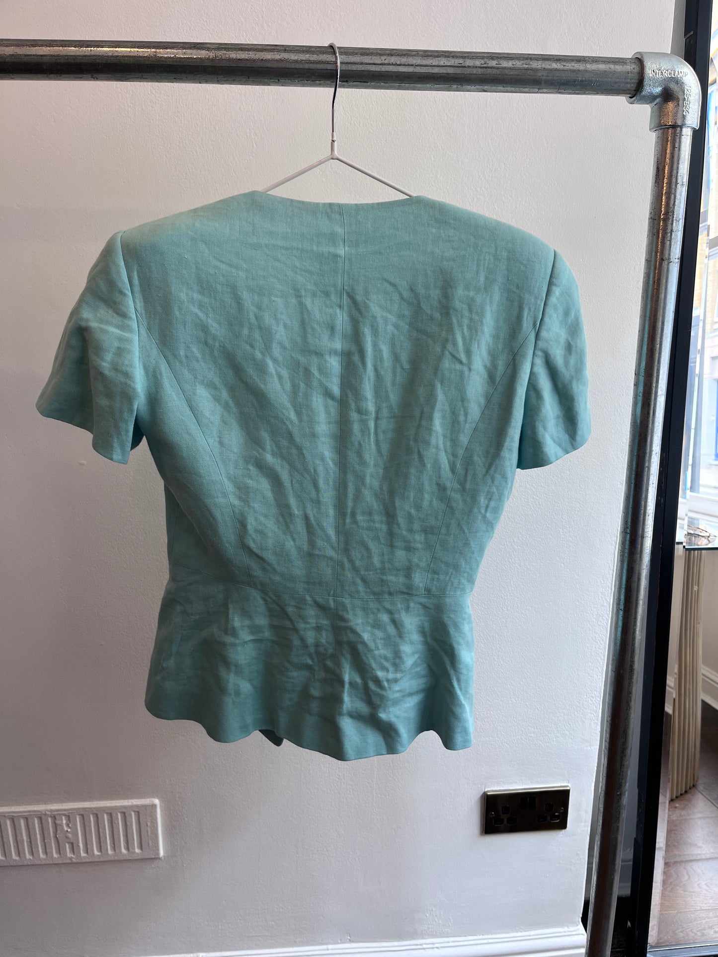 Turquoise 80's Smart Jacket