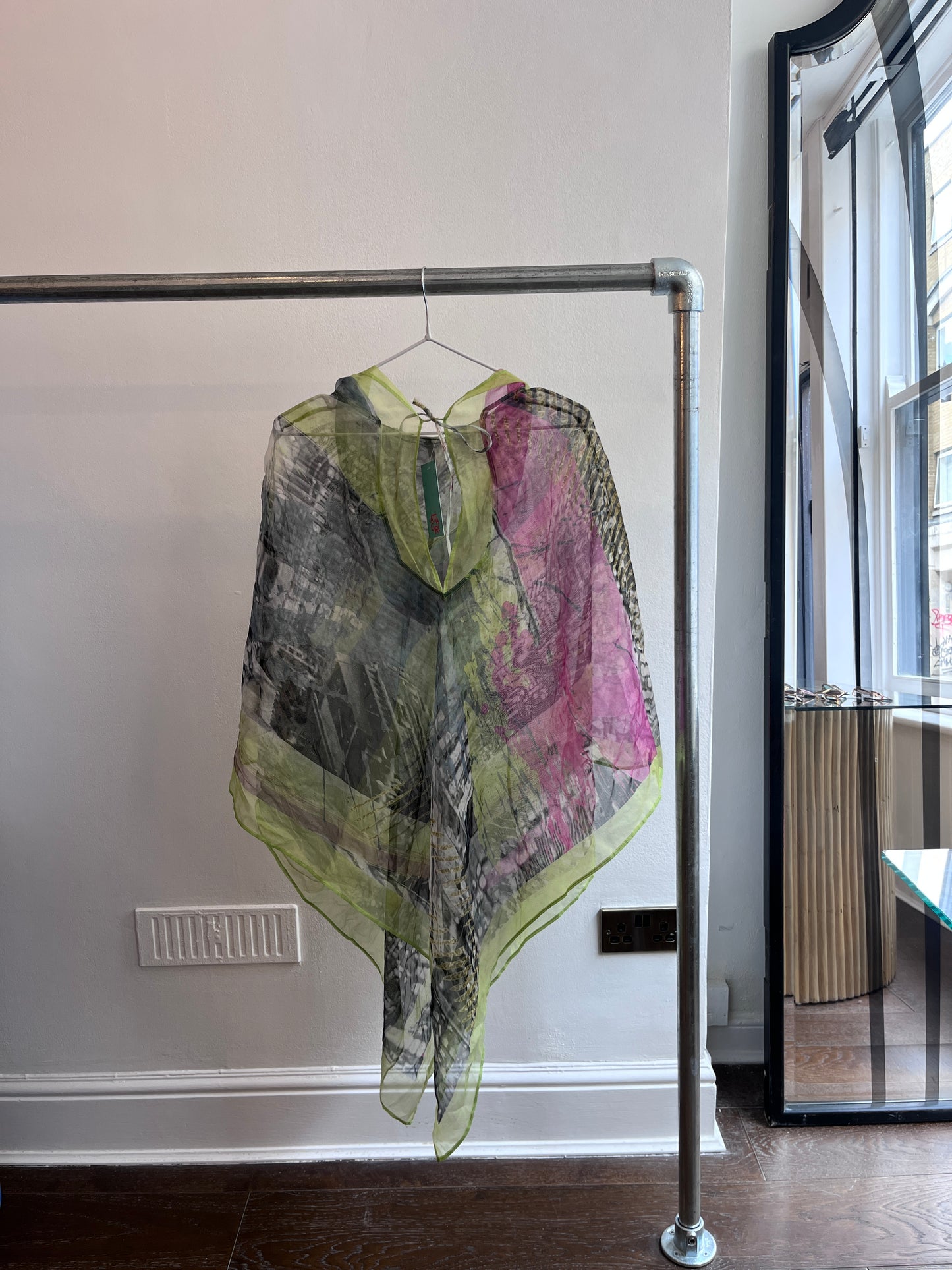 La Perla Silk Hooded Poncho