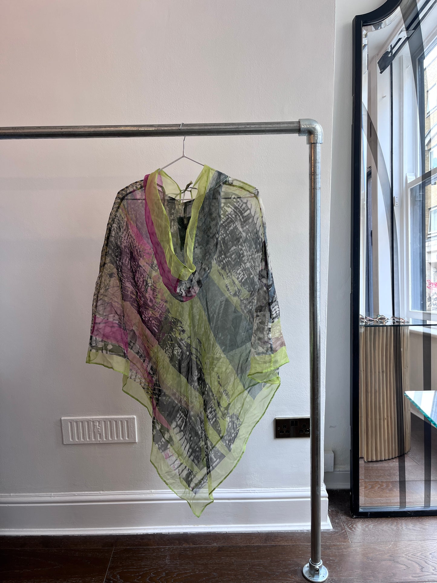 La Perla Silk Hooded Poncho