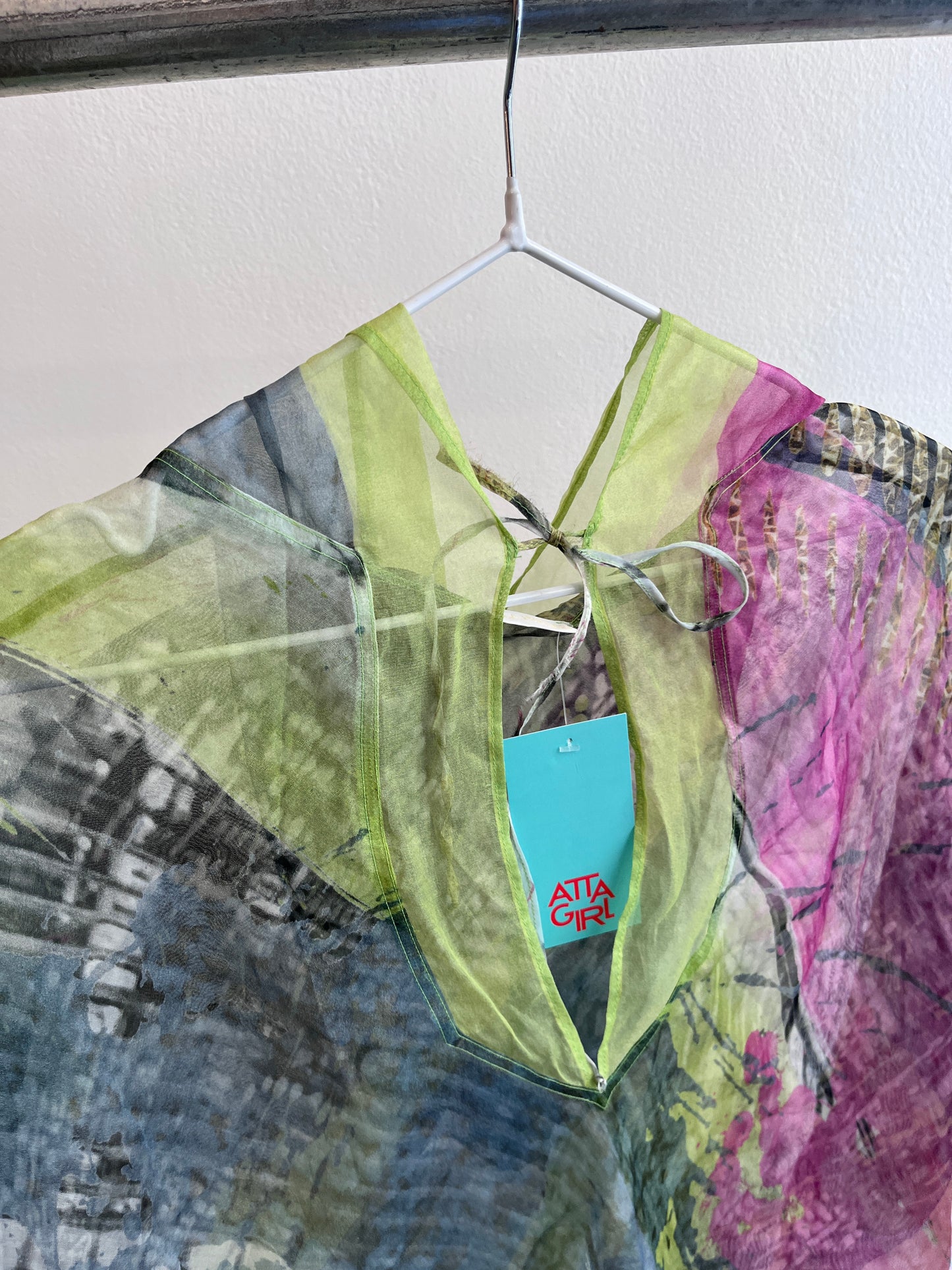 La Perla Silk Hooded Poncho