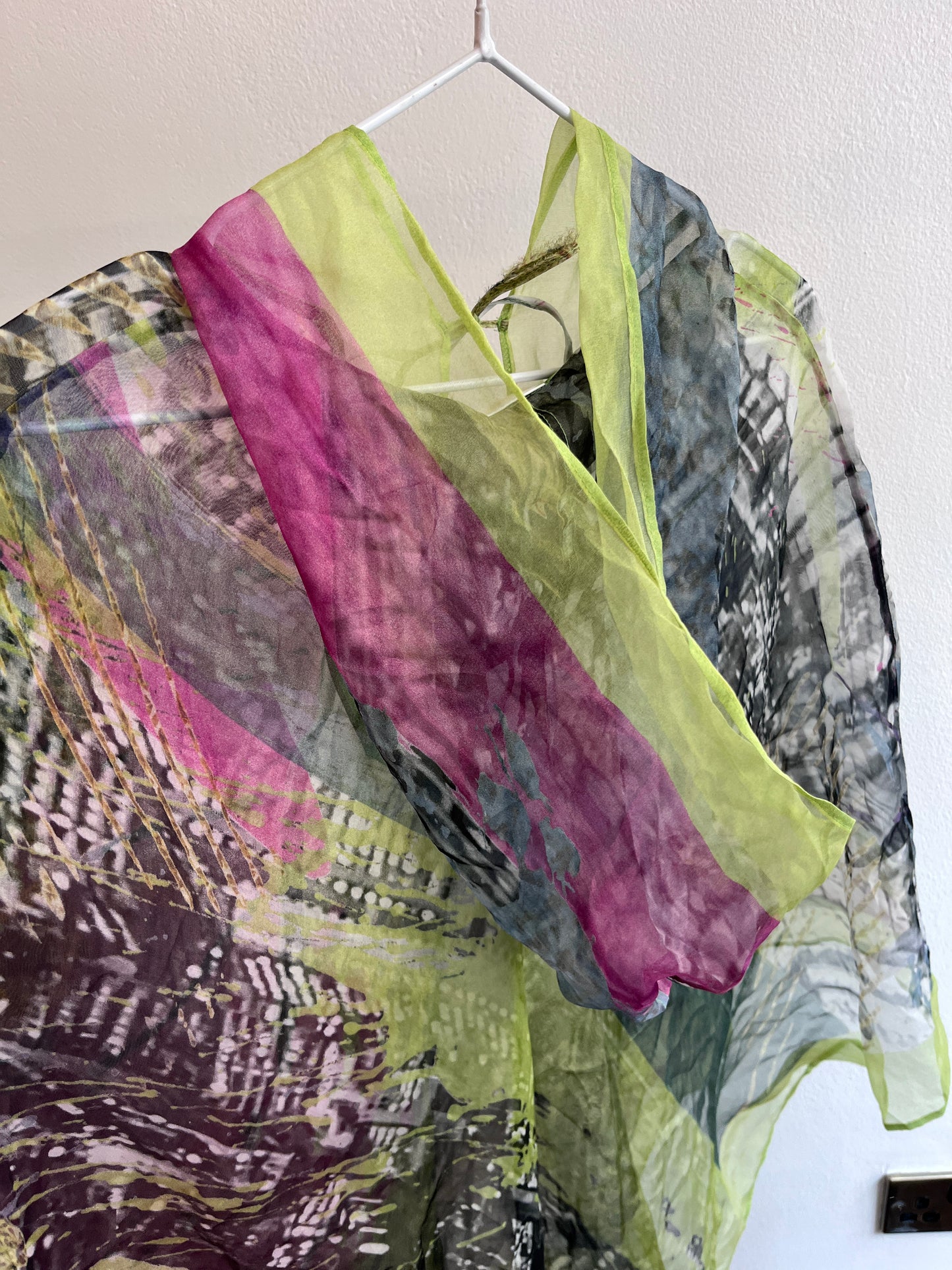 La Perla Silk Hooded Poncho
