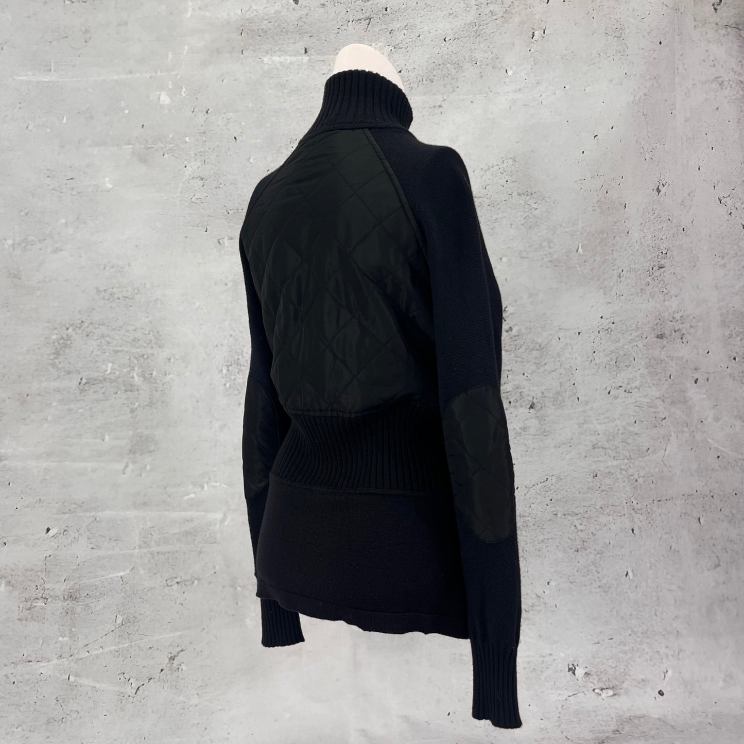 Valentino Nylon Black Zip Up