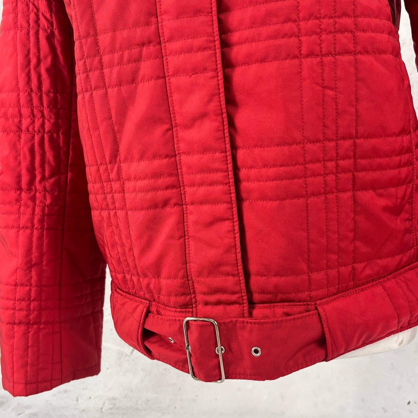 Miu Miu Red Quilted Jacket
