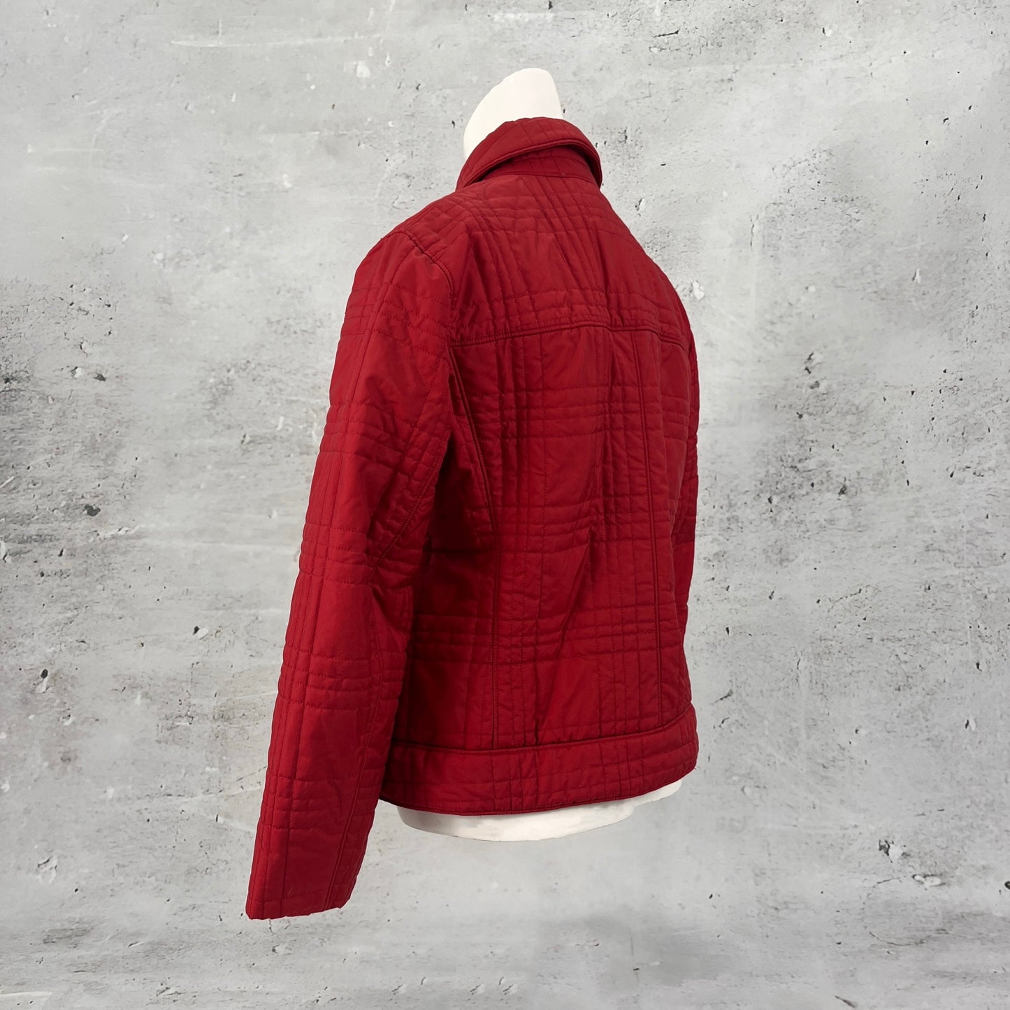 Miu Miu Red Quilted Jacket