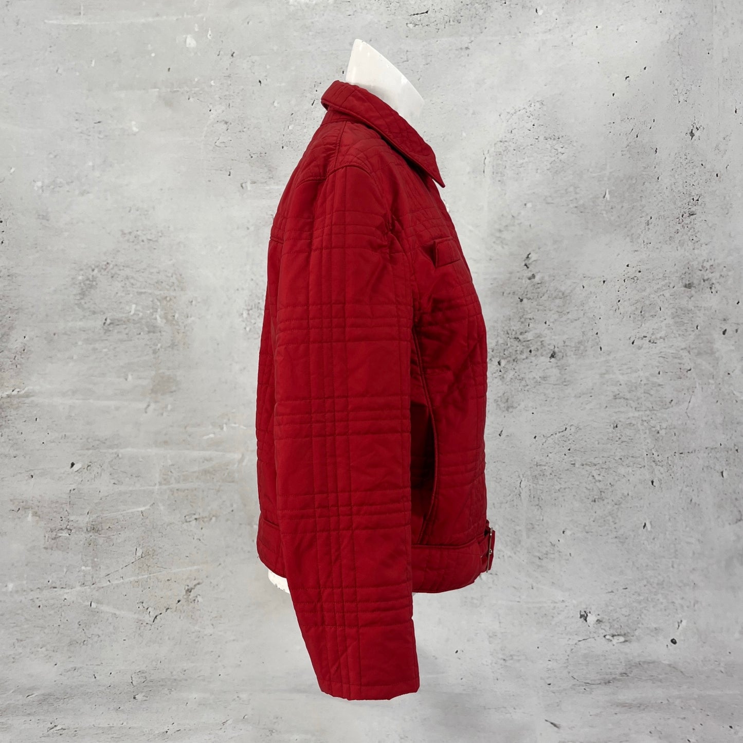 Miu Miu Red Quilted Jacket