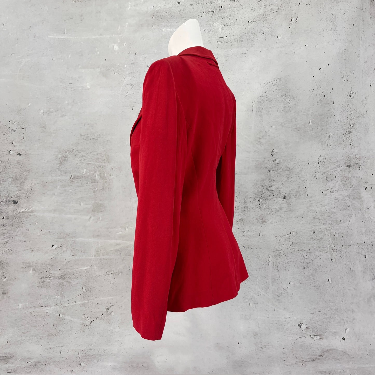 Jean Paul Gaultier Red Lace Up Blazer