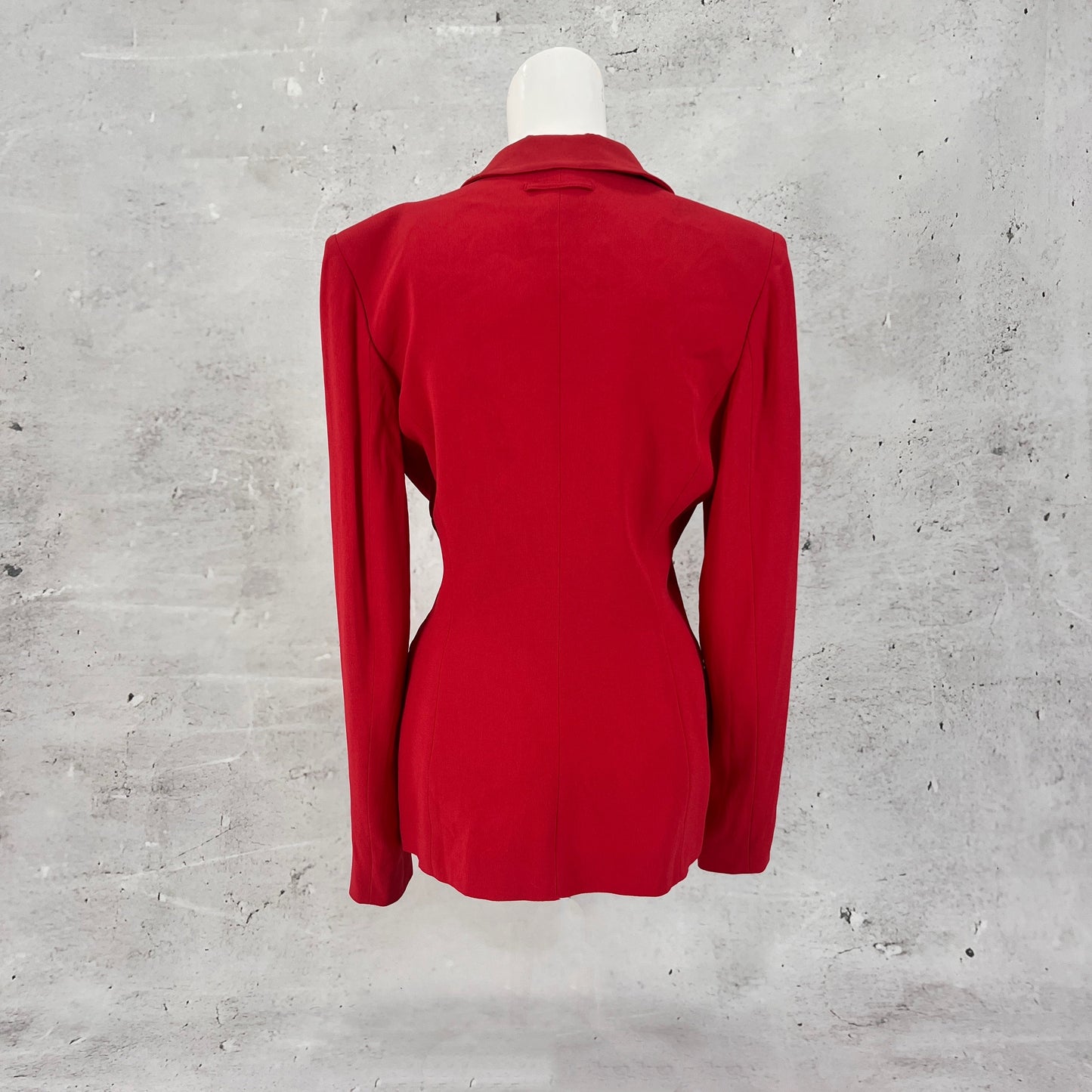 Jean Paul Gaultier Red Lace Up Blazer
