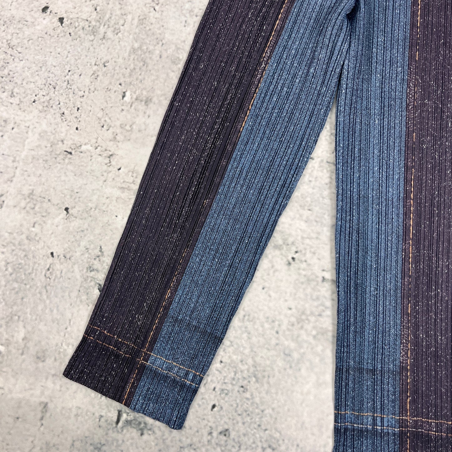 Issey Miyake Pleats Please Denim Trousers