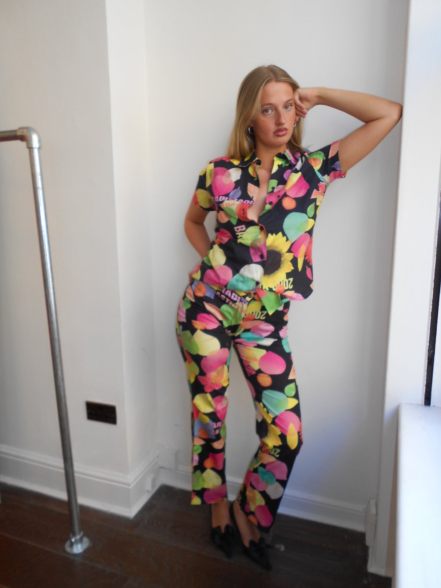 JC de Castelbajac Black Printed Shirt