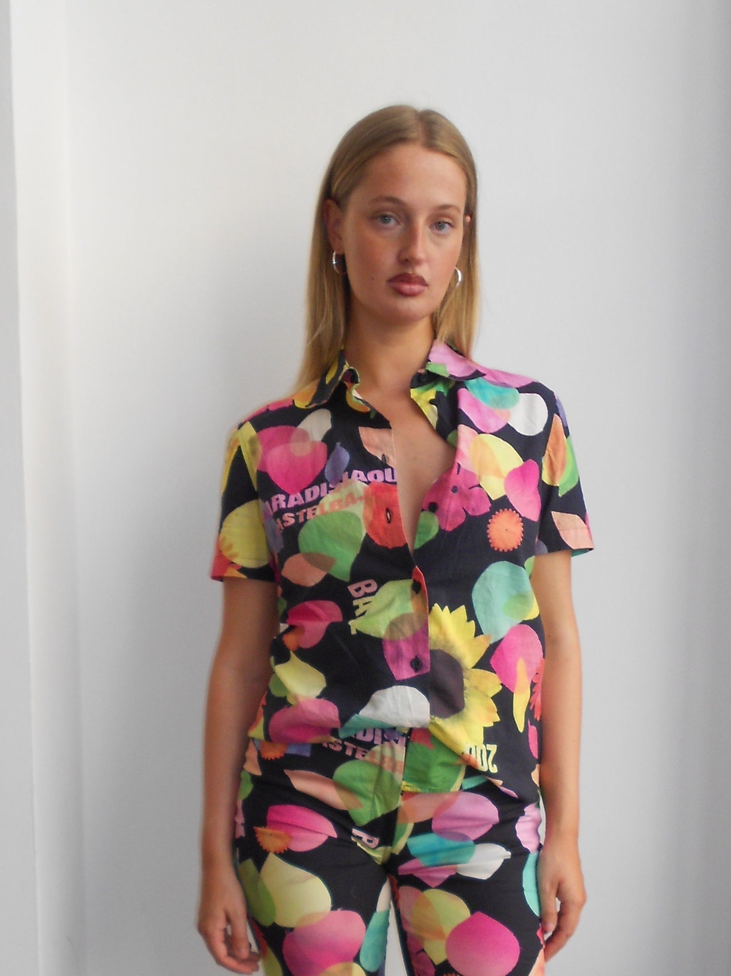 JC de Castelbajac Black Printed Shirt