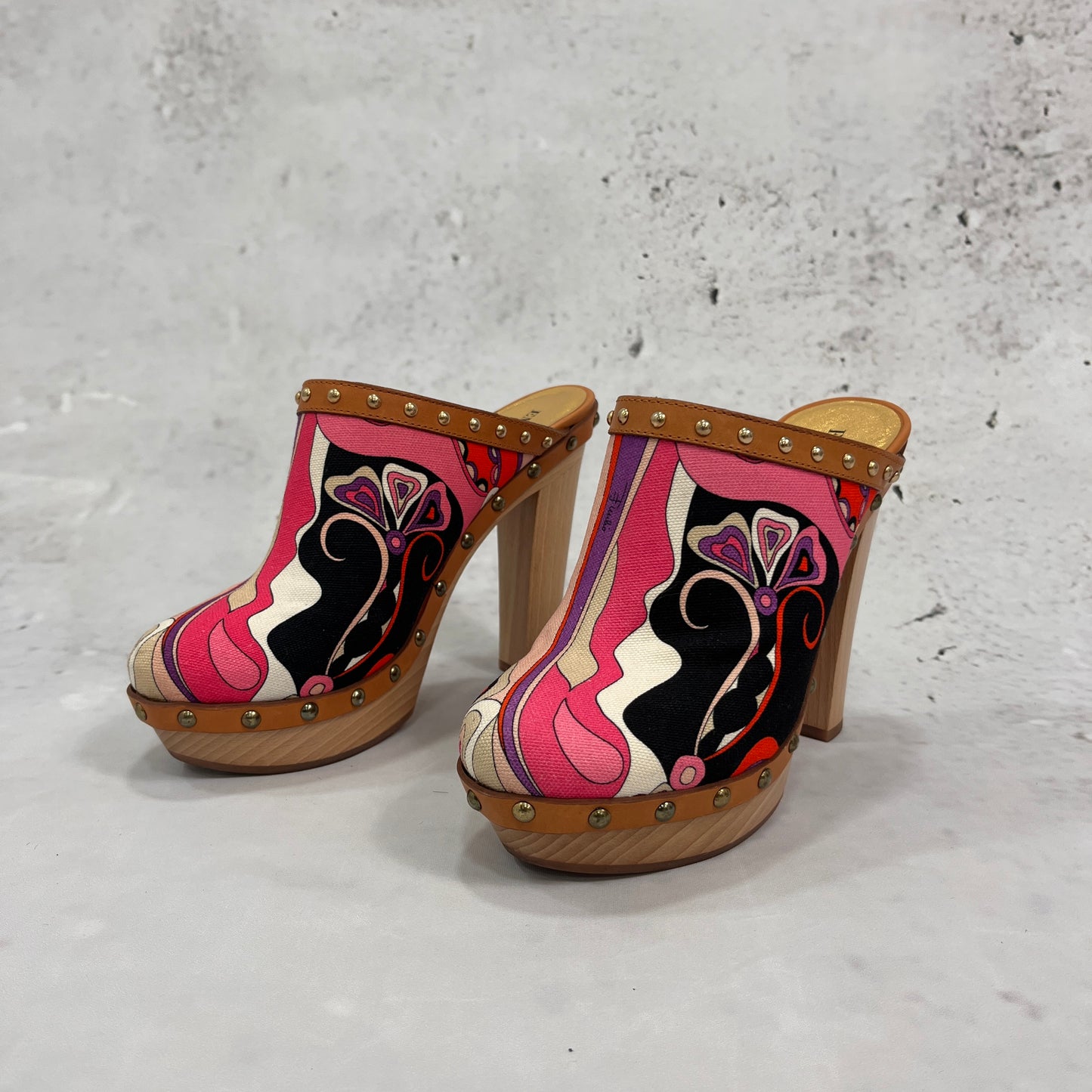 Emilio Pucci Heeled Clogs
