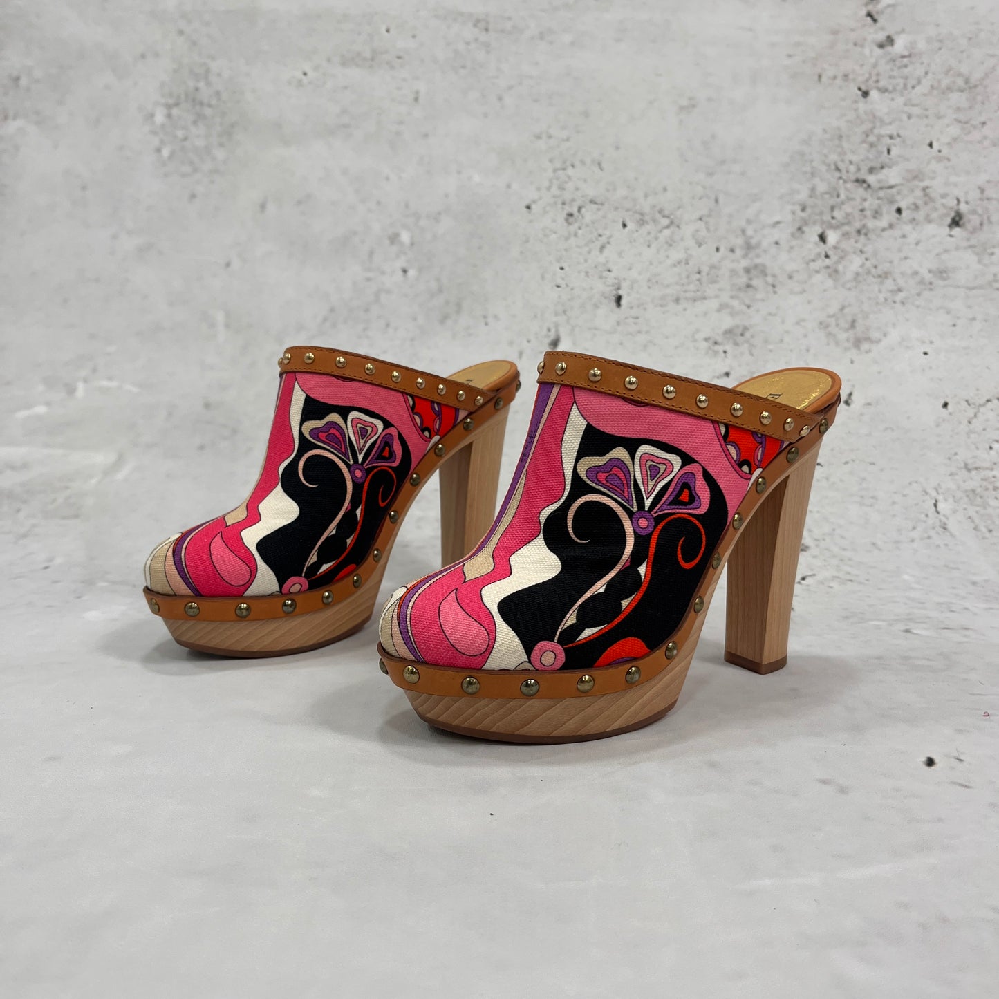 Emilio Pucci Heeled Clogs