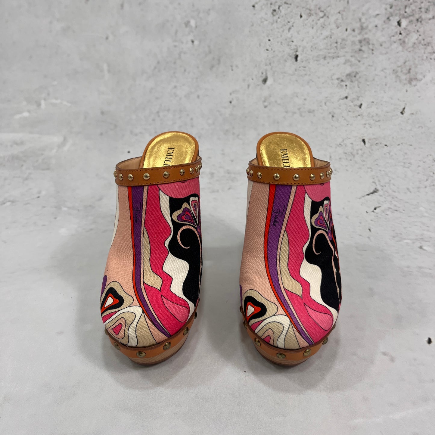 Emilio Pucci Heeled Clogs