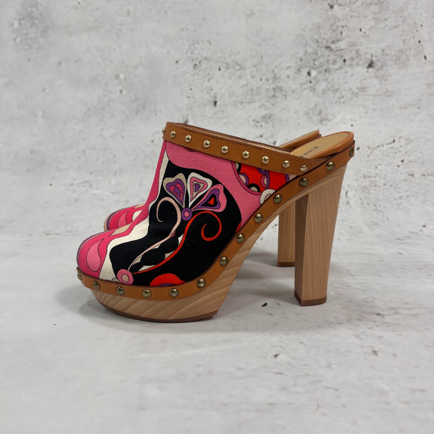 Emilio Pucci Heeled Clogs