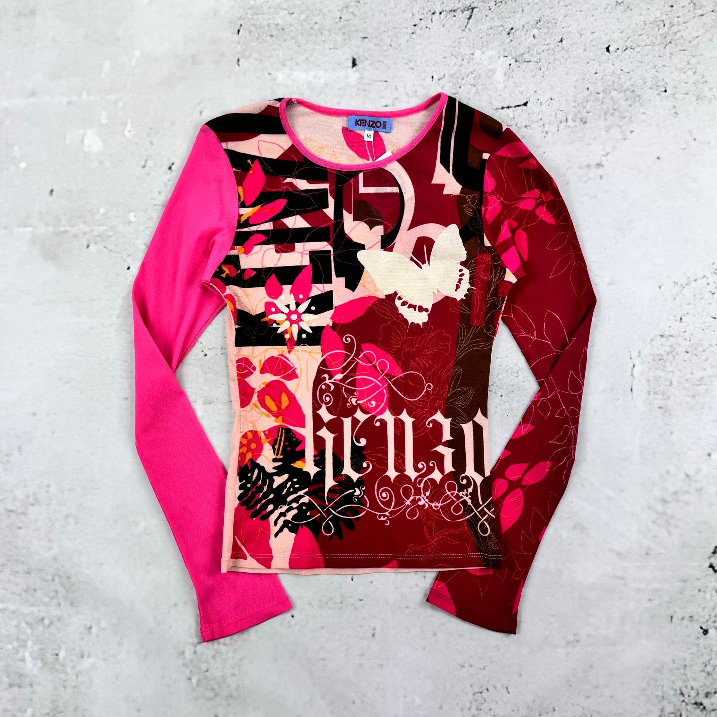 Kenzo Patterned Mesh Top