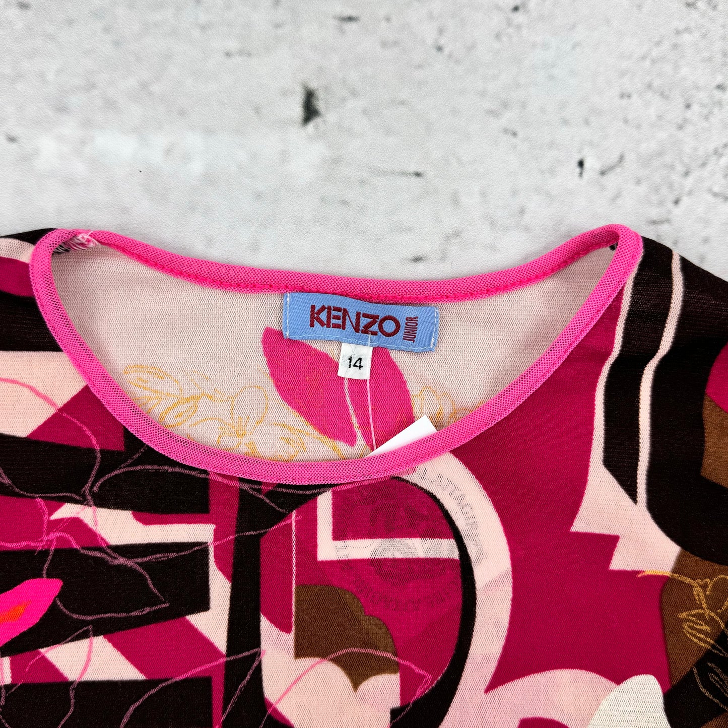 Kenzo Patterned Mesh Top