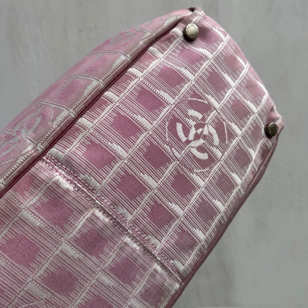 Chanel 2004 'CC' Travel Line Pink Tote